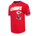 NFL KANSAS CITY CHIEFS RETRO CLASSIC T-SHIRT POUR HOMME (ROUGE/NOIR)