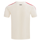 NFL KANSAS CITY CHIEFS RETRO CLASSIC T-SHIRT À RAYURES POUR HOMME (COQUILLE D'ŒUF/ROUGE)