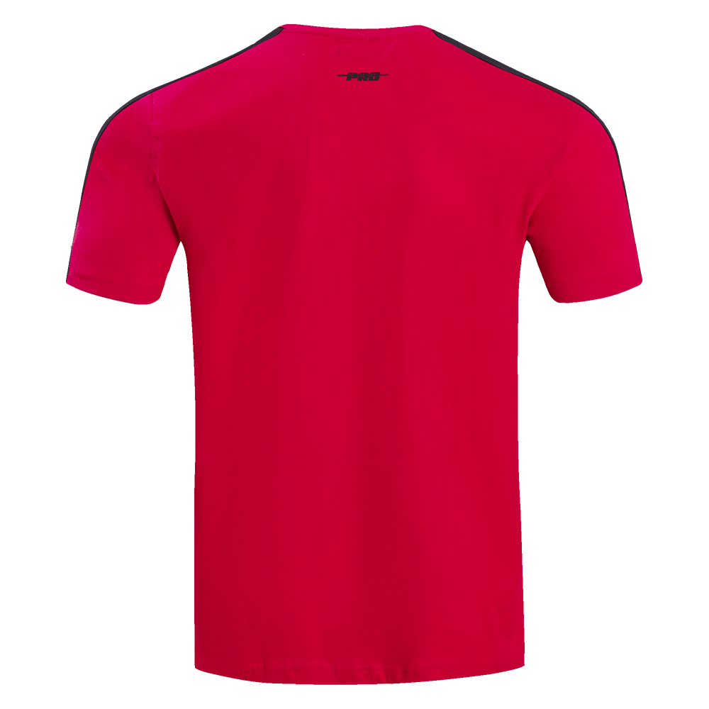 NFL KANSAS CITY CHIEFS RETRO CLASSIC T-SHIRT À RAYURES POUR HOMME (ROUGE/NOIR)