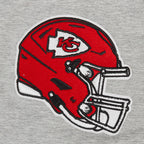 NFL KANSAS CITY CHIEFS OLD ENGLISH T-SHIRT POUR HOMME (GRIS CHINÉ)