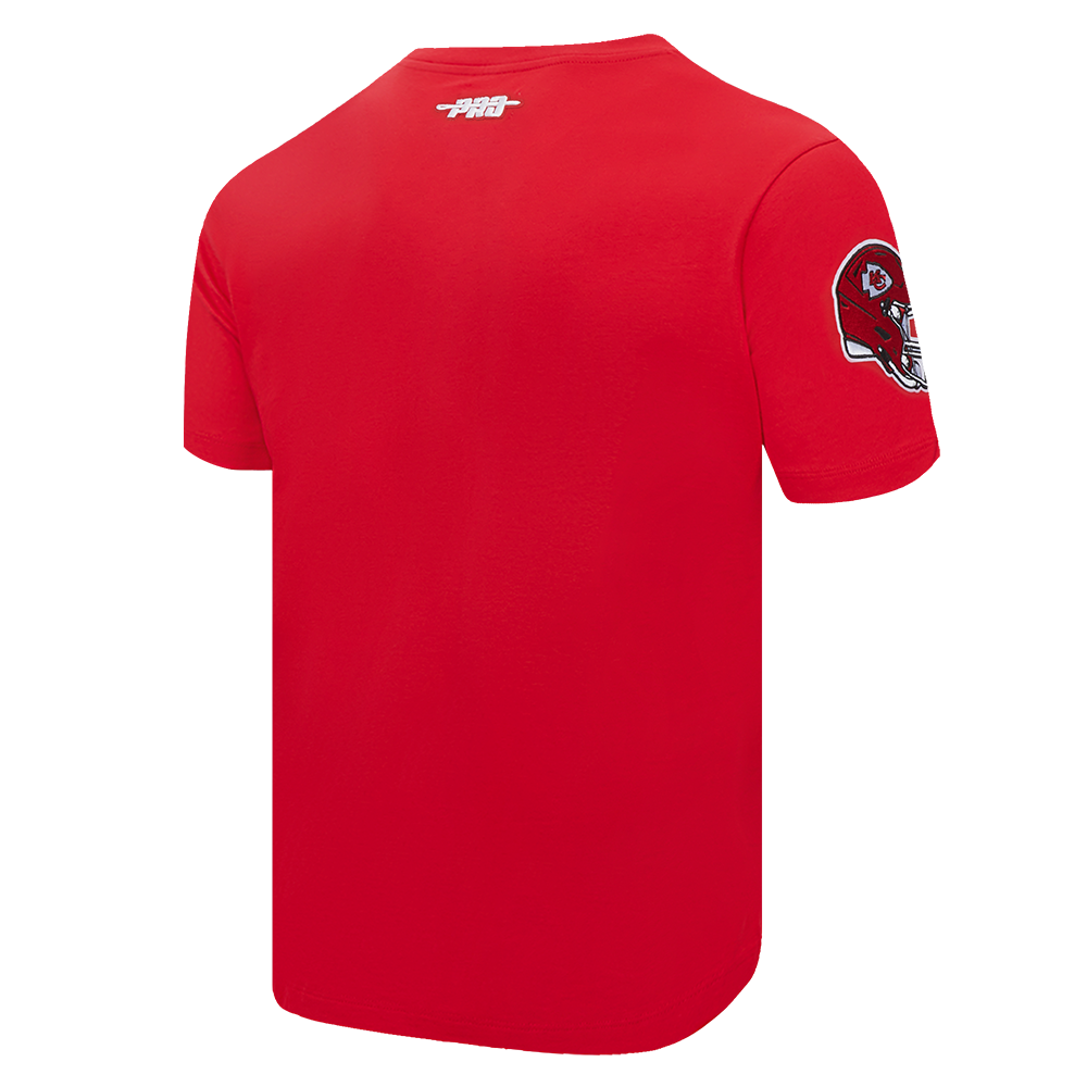 NFL KANSAS CITY CHIEFS OLD ENGLISH T-SHIRT POUR HOMME (ROUGE)