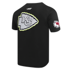 NFL KANSAS CITY CHIEFS UNDER THE LIGHTS MEN'S SINGLE JERSEY TEE (BLACK)