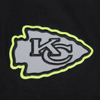 NFL KANSAS CITY CHIEFS UNDER THE LIGHTS MEN'S SINGLE JERSEY TEE (BLACK)