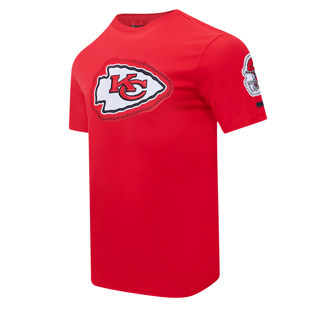 NFL KANSAS CITY CHIEFS DIY PICK STITCH MEN'S SINGLE JERSEY TEE (RED)