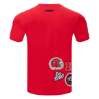 NFL KANSAS CITY CHIEFS DIY PICK STITCH MEN'S SINGLE JERSEY TEE (RED)