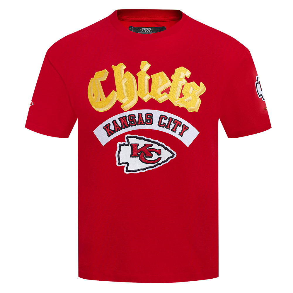 NFL KANSAS CITY CHIEFS BEST OF MEN'S DROP SHOULDER TEE (RED)