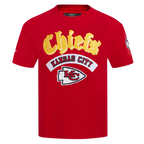 NFL KANSAS CITY CHIEFS BEST OF MEN'S DROP SHOULDER TEE (RED)