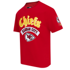 NFL KANSAS CITY CHIEFS BEST OF MEN'S DROP SHOULDER TEE (RED)