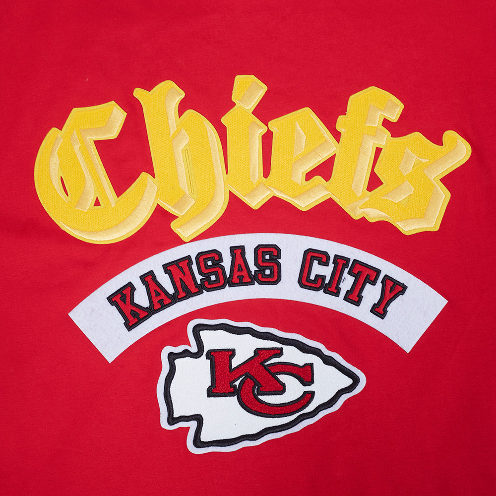 NFL KANSAS CITY CHIEFS BEST OF MEN'S DROP SHOULDER TEE (RED)