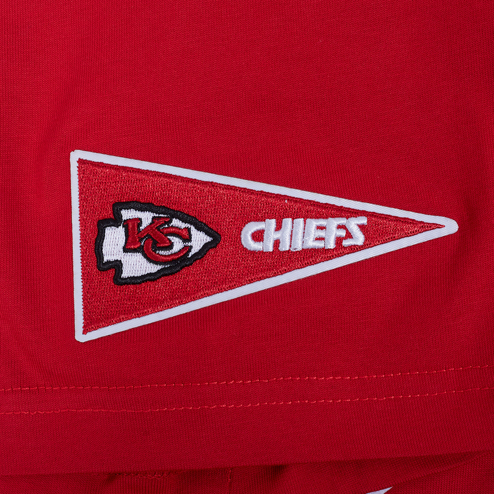 NFL KANSAS CITY CHIEFS BEST OF MEN'S DROP SHOULDER TEE (RED)