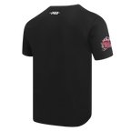 NFL KANSAS CITY CHIEFS REBEL ATHLETICS T-SHIRT EN JERSEY SIMPLE À LOGO EMPILÉ POUR HOMME (NOIR)