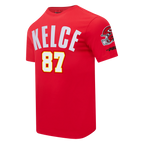 NFL KANSAS CITY CHIEFS TRAVIS KELCE #87 CLASSIC PNN T-SHIRT EN JERSEY SIMPLE POUR HOMME