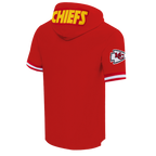 NFL KANSAS CITY CHIEFS TRAVIS KELCE #87 CLASSIC PNN CHANDAIL À CAPUCHON À MANCHES COURTES POUR HOMME