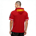NFL KANSAS CITY CHIEFS TRAVIS KELCE #87 CLASSIC PNN CHANDAIL À CAPUCHON À MANCHES COURTES POUR HOMME