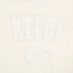 NFL KANSAS CITY CHIEFS TRAVIS KELCE #87 NEUTRAL PNN MEN'S S/S TEE (EGGSHELL)