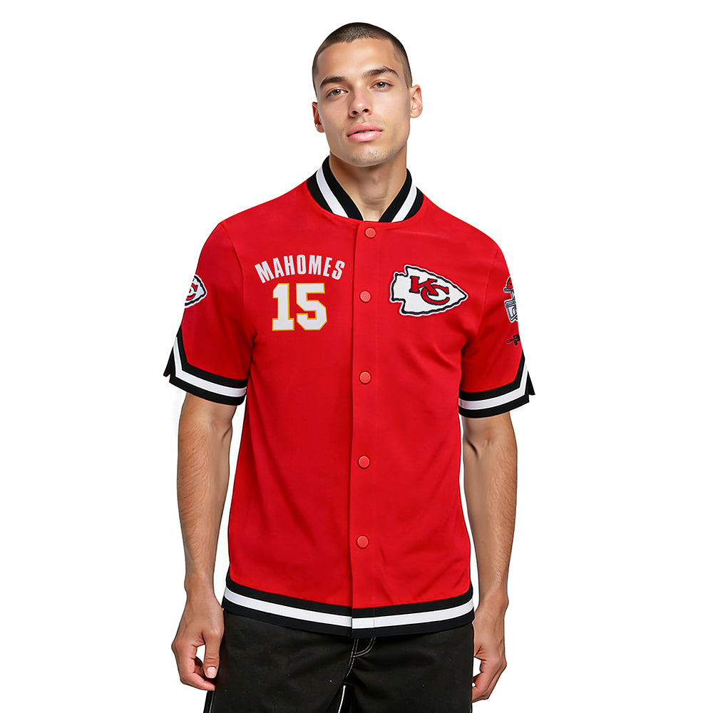 NFL KANSAS CITY CHIEFS PATRICK MAHOMES #15 CLASSIC PNN DK WARM POUR HOMME (ROUGE/NOIR)