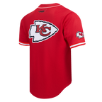 NFL KANSAS CITY CHIEFS ISIAH PACHECO #10 CLASSIC MESH PNN CHEMISE BOUTONNÉE EN FILET POUR HOMME (ROUGE)