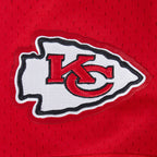 NFL KANSAS CITY CHIEFS ISIAH PACHECO #10 CLASSIC MESH PNN CHEMISE BOUTONNÉE EN FILET POUR HOMME (ROUGE)