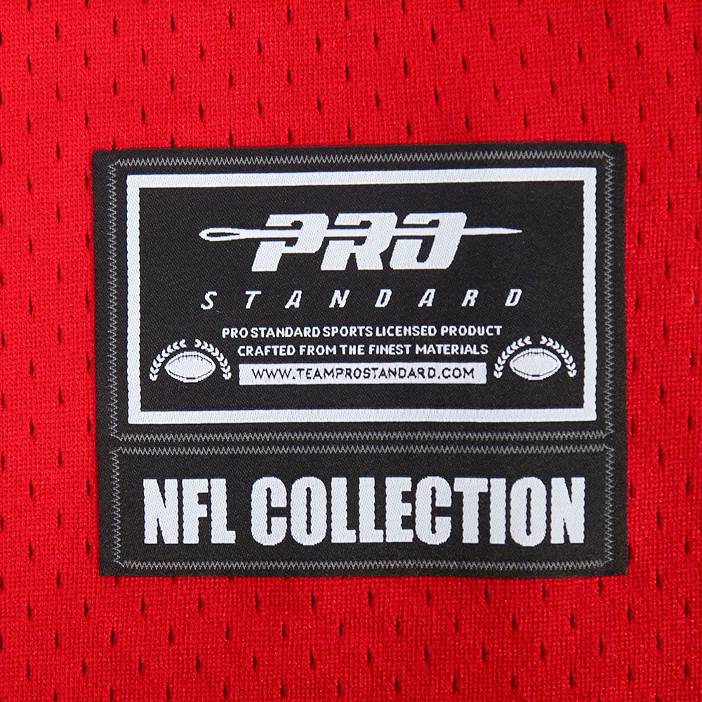 NFL KANSAS CITY CHIEFS ISIAH PACHECO #10 CLASSIC MESH PNN CHEMISE BOUTONNÉE EN FILET POUR HOMME (ROUGE)