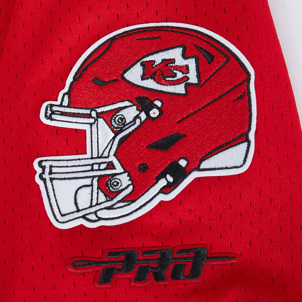 NFL KANSAS CITY CHIEFS ISIAH PACHECO #10 CLASSIC MESH PNN CHEMISE BOUTONNÉE EN FILET POUR HOMME (ROUGE)