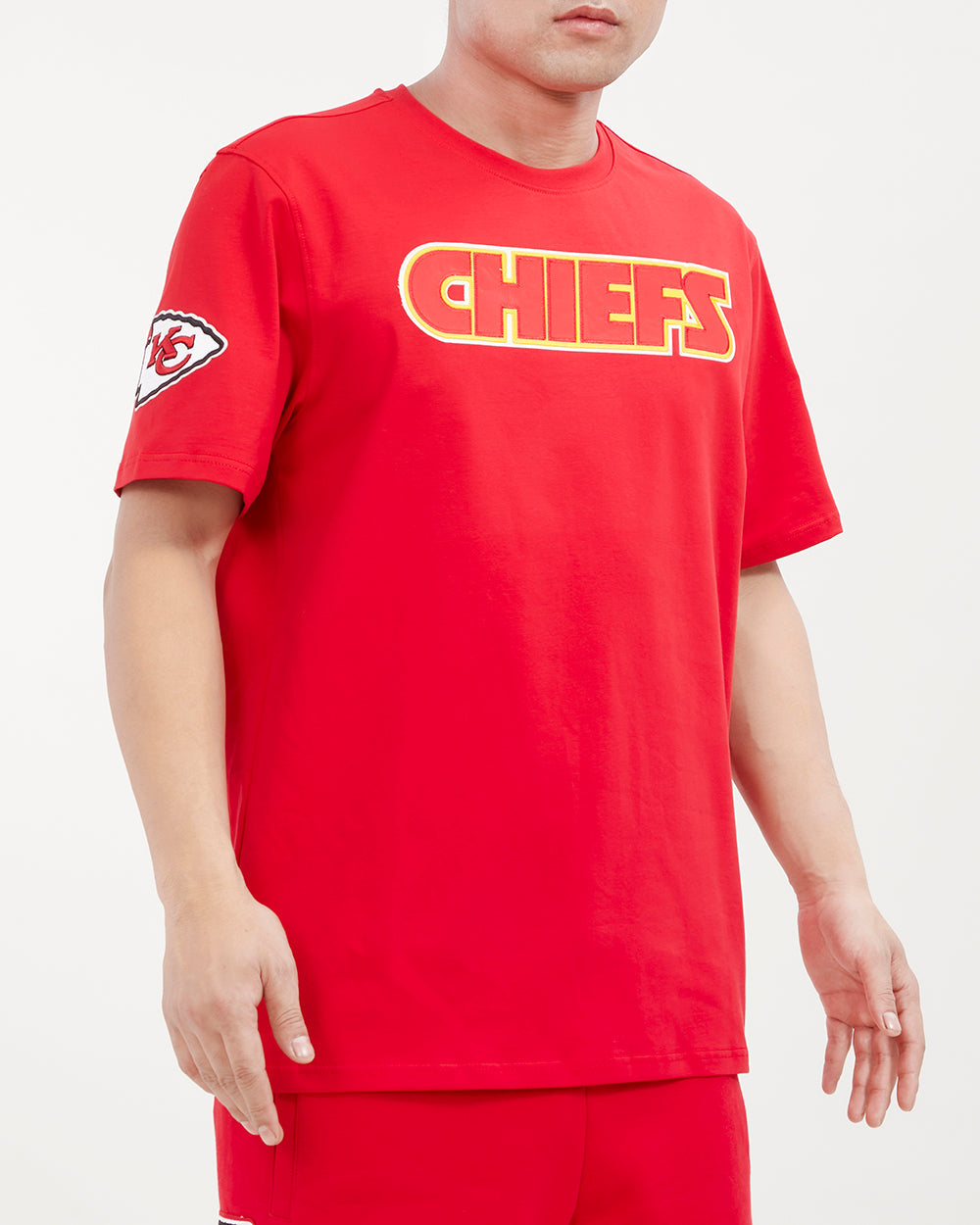 NFL KANSAS CITY CHIEFS TACKLE TWILL MEN'S TEE (RED)