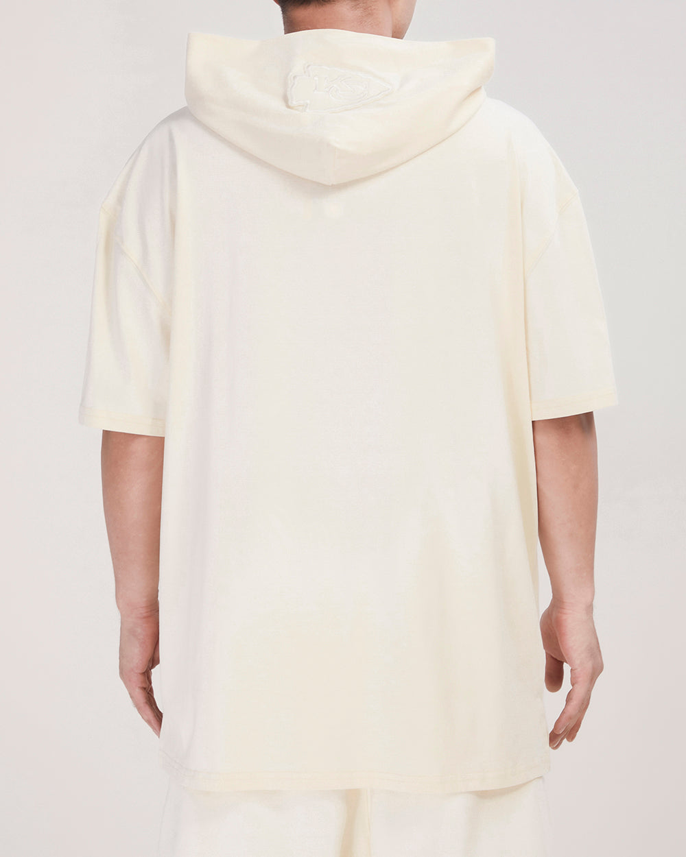 NFL KANSAS CITY CHIEFS NEUTRAL MEN'S PULLOVER HOODIE (EGGSHELL)