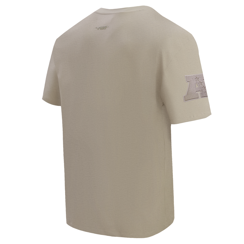 NFL KANSAS CITY CHIEFS NEUTRAL T-SHIRT EN JERSEY DE COTON À ÉPAULES TOMBANTES (TAUPE)