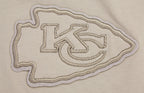 NFL KANSAS CITY CHIEFS NEUTRAL T-SHIRT EN JERSEY DE COTON À ÉPAULES TOMBANTES (TAUPE)