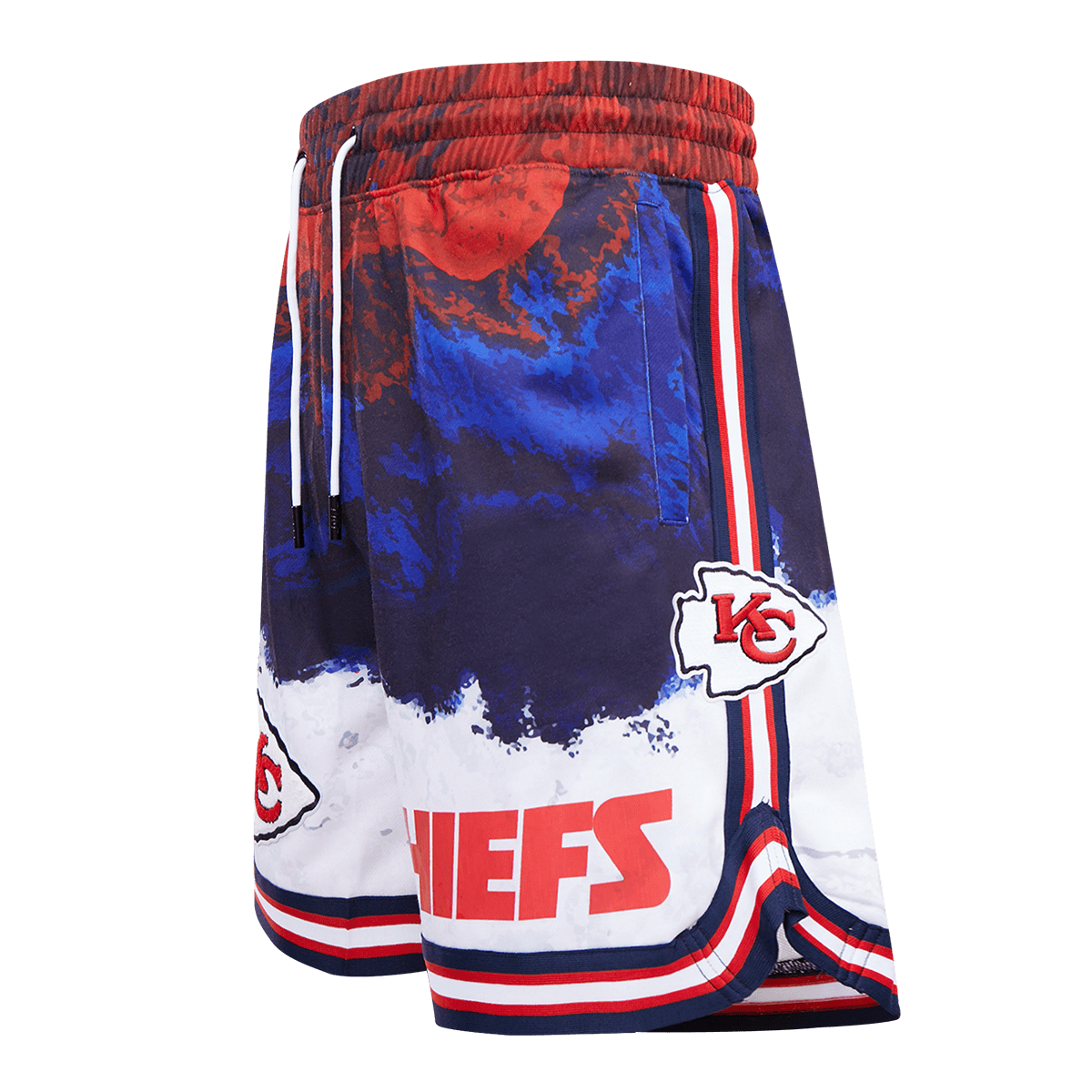 NFL KANSAS CITY CHIEFS PRO TEAM MEN'S SHORT DIP DYE (RED/WHITE/BLUE)