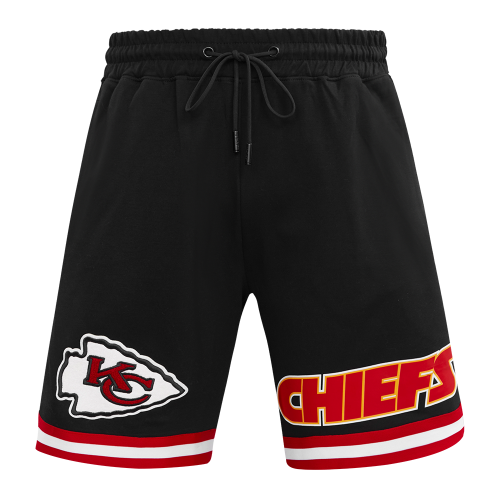 NFL KANSAS CITY CHIEFS CLASSIC CHENILLE MEN'S SHORT (BLACK)