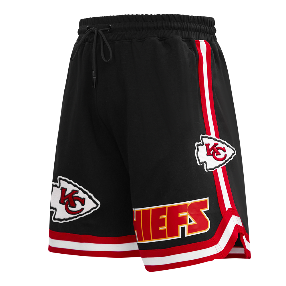 NFL KANSAS CITY CHIEFS CLASSIC CHENILLE MEN'S SHORT (BLACK)