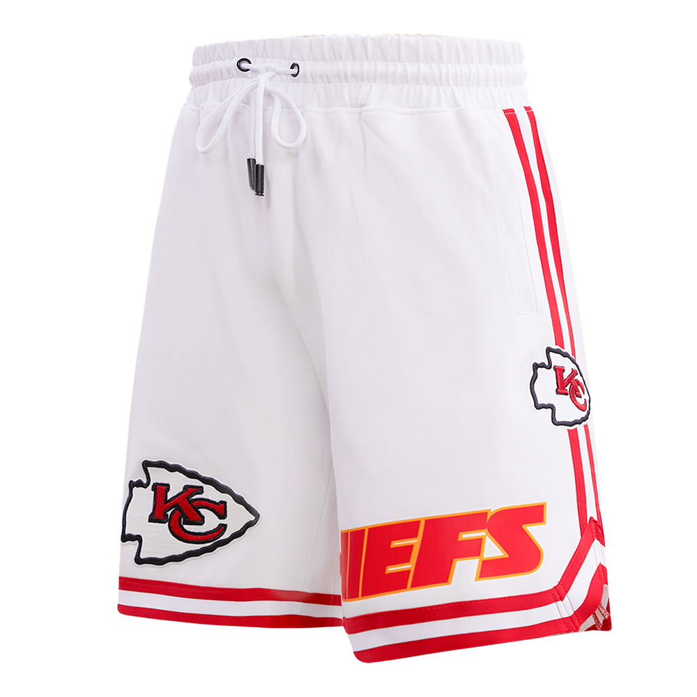 NFL KANSAS CITY CHIEFS CLASSIC CHENILLE MEN'S SHORT (WHITE)