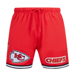 NFL KANSAS CITY CHIEFS MESH SHORT POUR HOMME (ROUGE/NOIR)