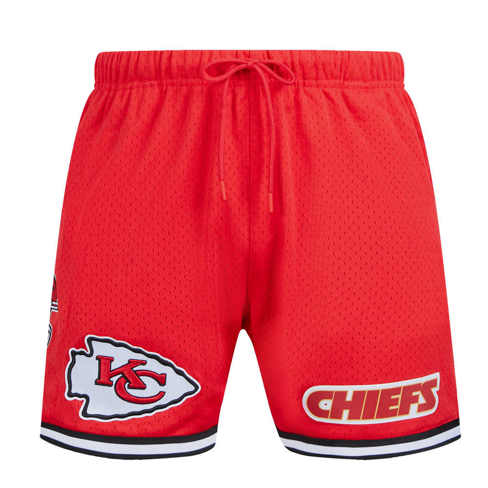 NFL KANSAS CITY CHIEFS MEN'S MESH SHORT (RED/BLACK)