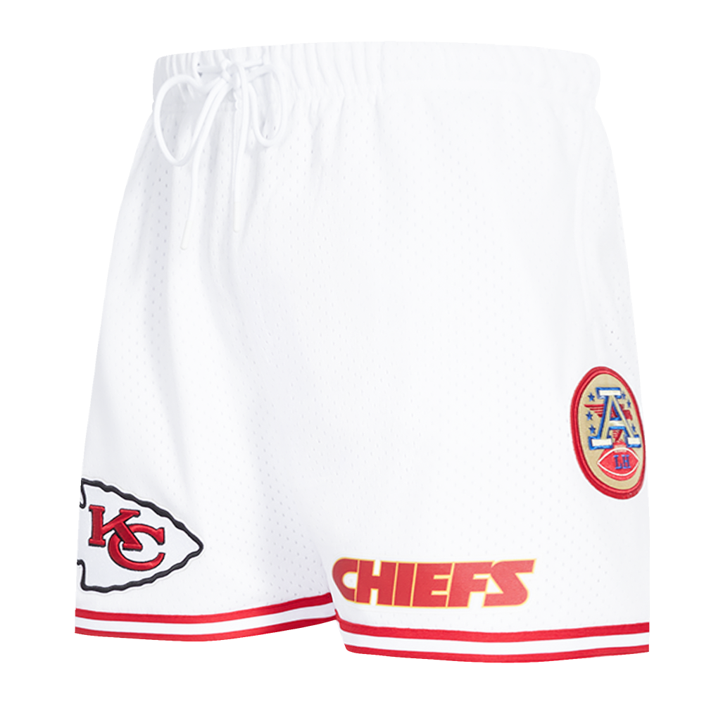 NFL KANSAS CITY CHIEFS MESH SHORT POUR HOMME (BLANC/ROUGE)