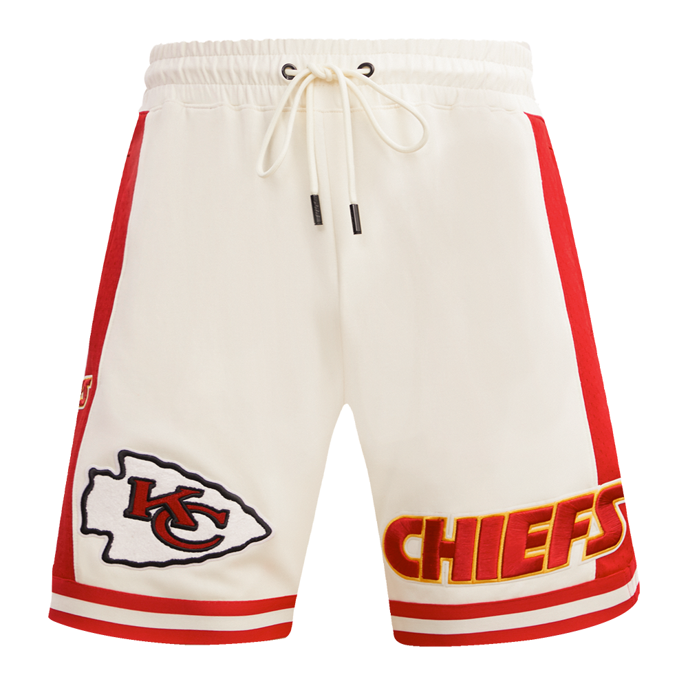 NFL KANSAS CITY CHIEFS RETRO CLASSIC SHORT 2.0 POUR HOMME (COQUILLE D'ŒUF/ROUGE)