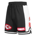 NFL KANSAS CITY CHIEFS DIY PICK STITCH MEN'S DOUBLE KNIT 2.0 SHORT (BLACK)
