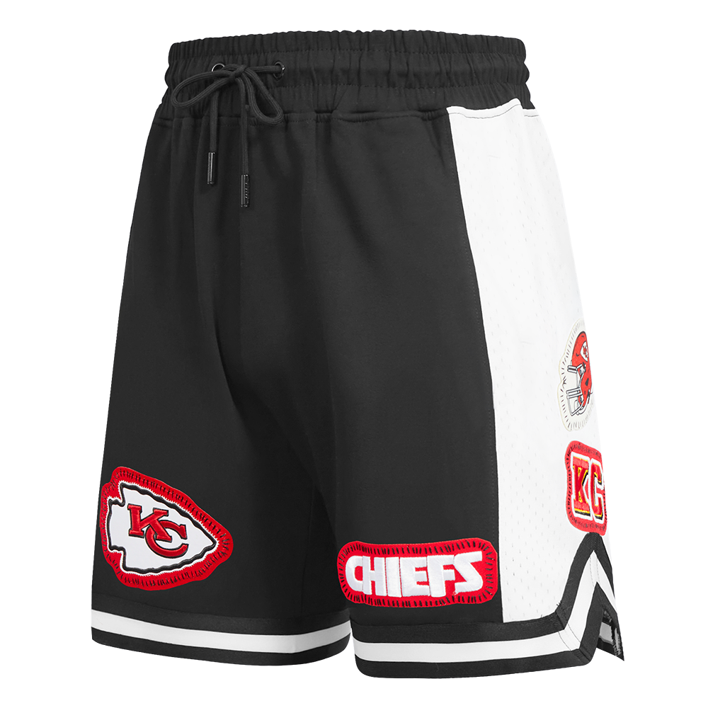 NFL KANSAS CITY CHIEFS DIY PICK STITCH MEN'S DOUBLE KNIT 2.0 SHORT (BLACK)