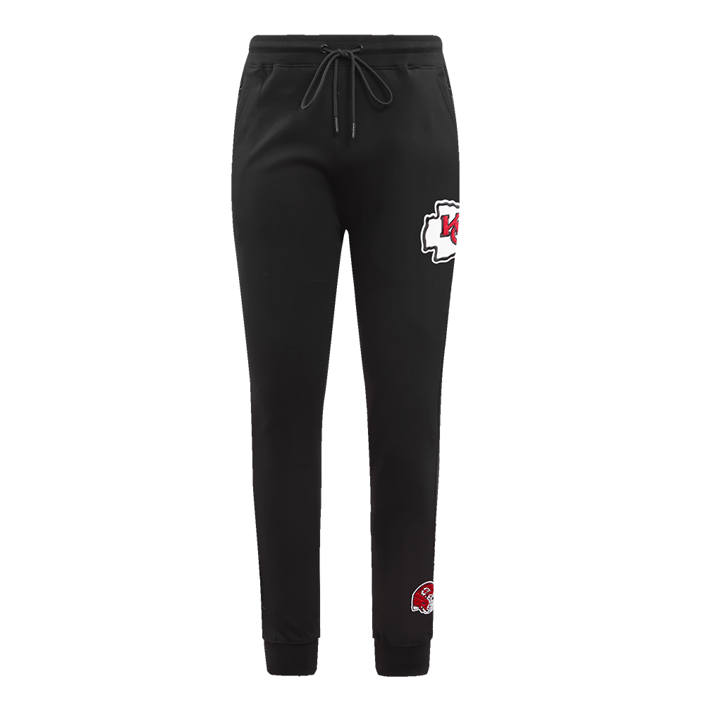 NFL KANSAS CITY CHIEFS CLASSIC CHENILLE MEN'S JOGGER (BLACK)