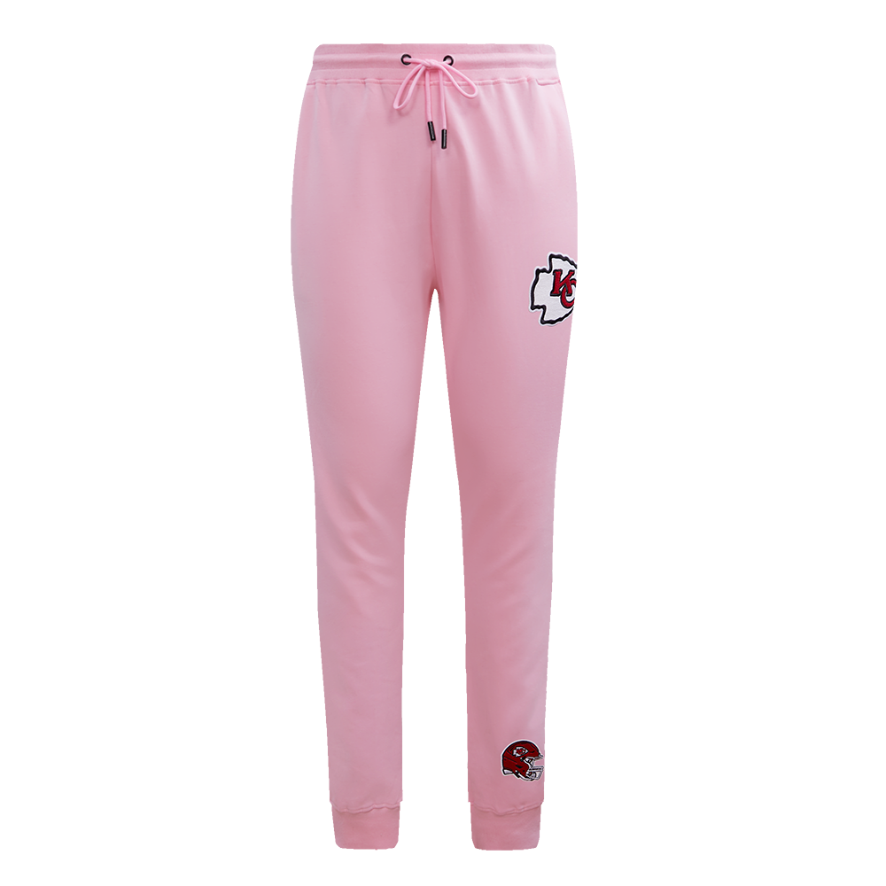 NFL KANSAS CITY CHIEFS CLASSIC CHENILLE MEN'S JOGGER (PINK)