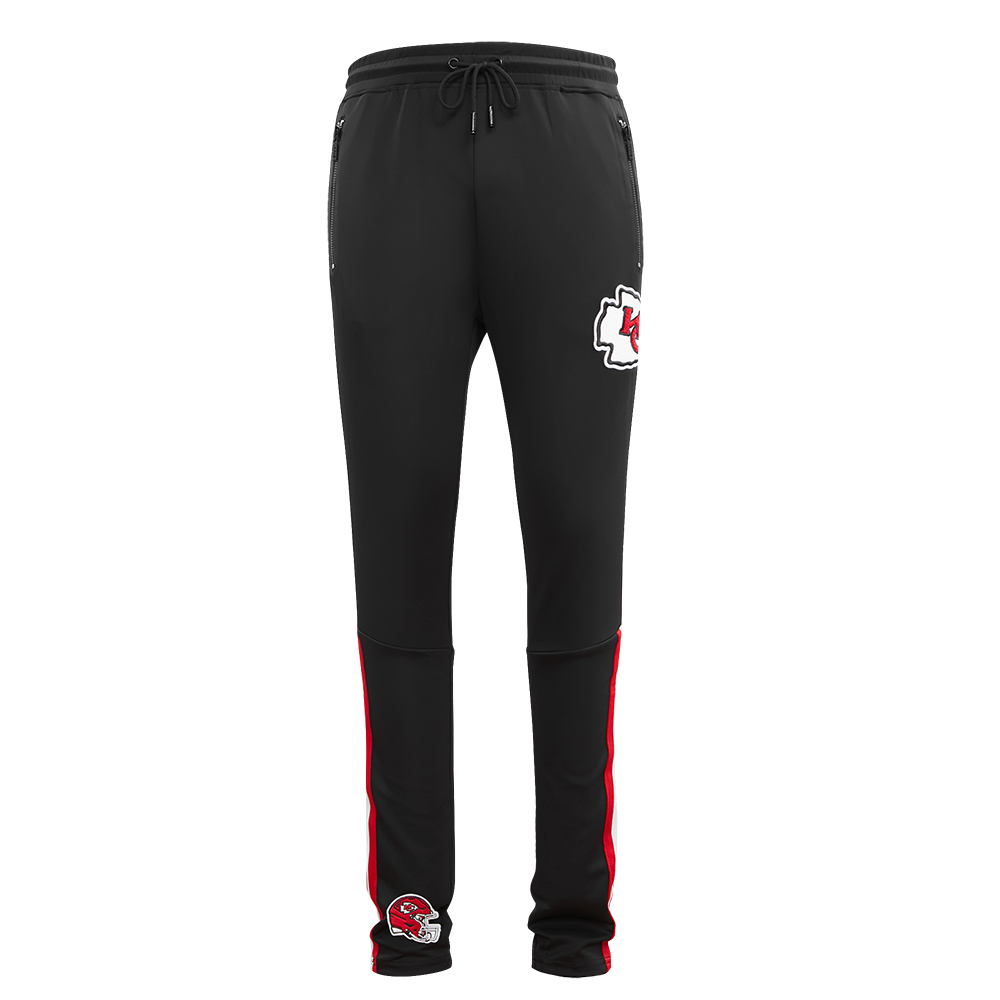 NFL KANSAS CITY CHIEFS CLASSIC MEN'S DK TRACK PANT (BLACK)