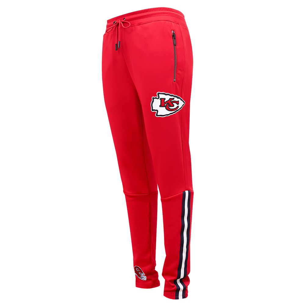 NFL KANSAS CITY CHIEFS CLASSIC PANTALON D'ENTRAÎNEMENT EN MAILLE DOUBLE POUR HOMME (ROUGE)