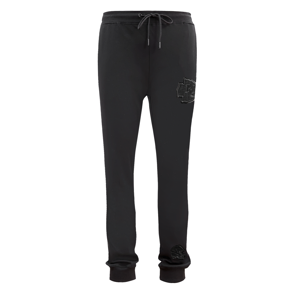 NFL KANSAS CITY CHIEFS TRIPLE BLACK PANTALON JOGGER POUR HOMME (TRIPLE NOIR)