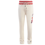 NFL KANSAS CITY CHIEFS RETRO CLASSIC PANTALON OUATÉ CÔTELÉ POUR HOMME (COQUILLE D'ŒUF/ROUGE)