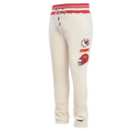 NFL KANSAS CITY CHIEFS RETRO CLASSIC PANTALON OUATÉ CÔTELÉ POUR HOMME (COQUILLE D'ŒUF/ROUGE)