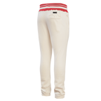 NFL KANSAS CITY CHIEFS RETRO CLASSIC PANTALON OUATÉ CÔTELÉ POUR HOMME (COQUILLE D'ŒUF/ROUGE)