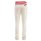 NFL KANSAS CITY CHIEFS RETRO CLASSIC PANTALON OUATÉ CÔTELÉ POUR HOMME (COQUILLE D'ŒUF/ROUGE)