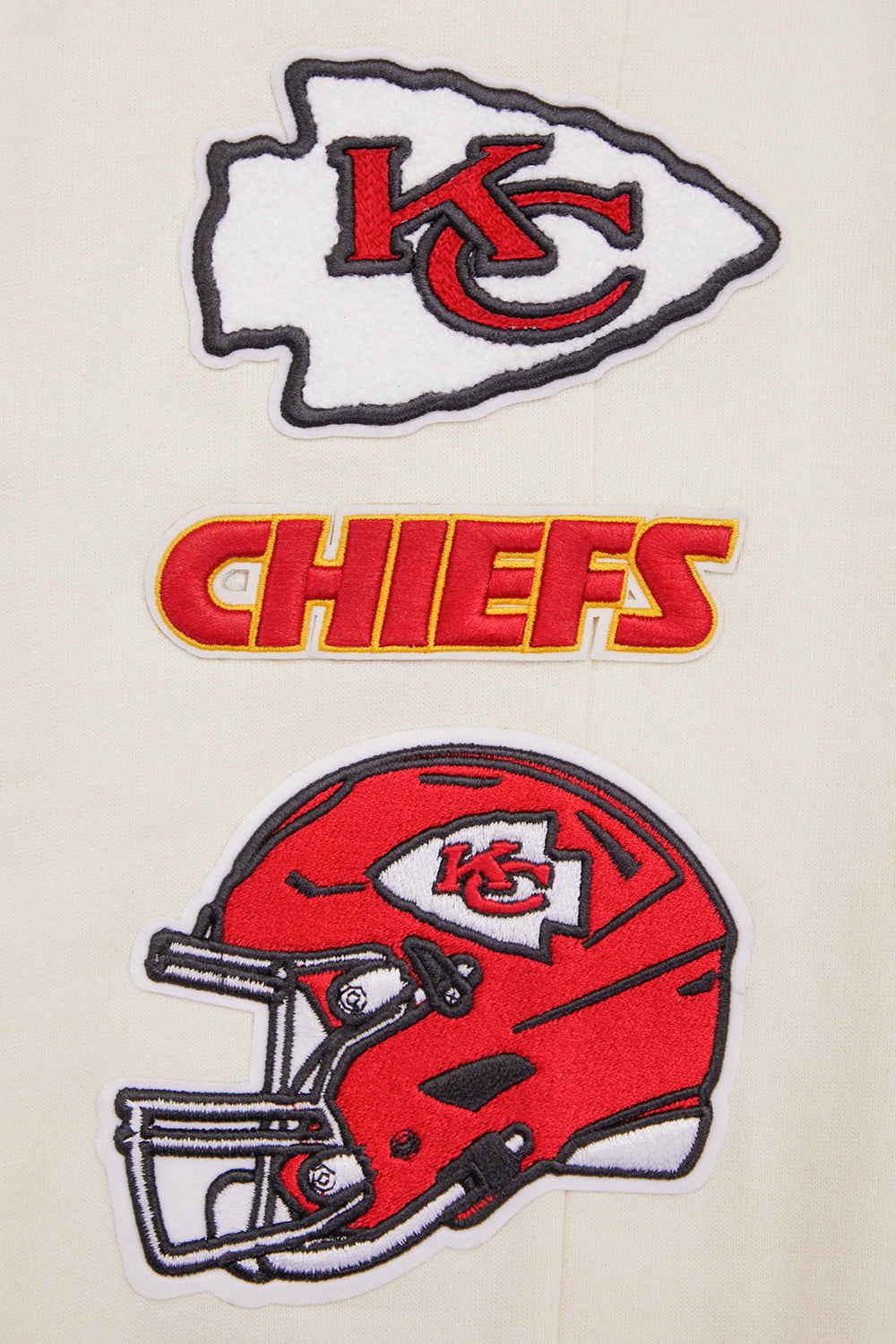 NFL KANSAS CITY CHIEFS RETRO CLASSIC PANTALON OUATÉ CÔTELÉ POUR HOMME (COQUILLE D'ŒUF/ROUGE)