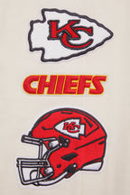 NFL KANSAS CITY CHIEFS RETRO CLASSIC PANTALON OUATÉ CÔTELÉ POUR HOMME (COQUILLE D'ŒUF/ROUGE)