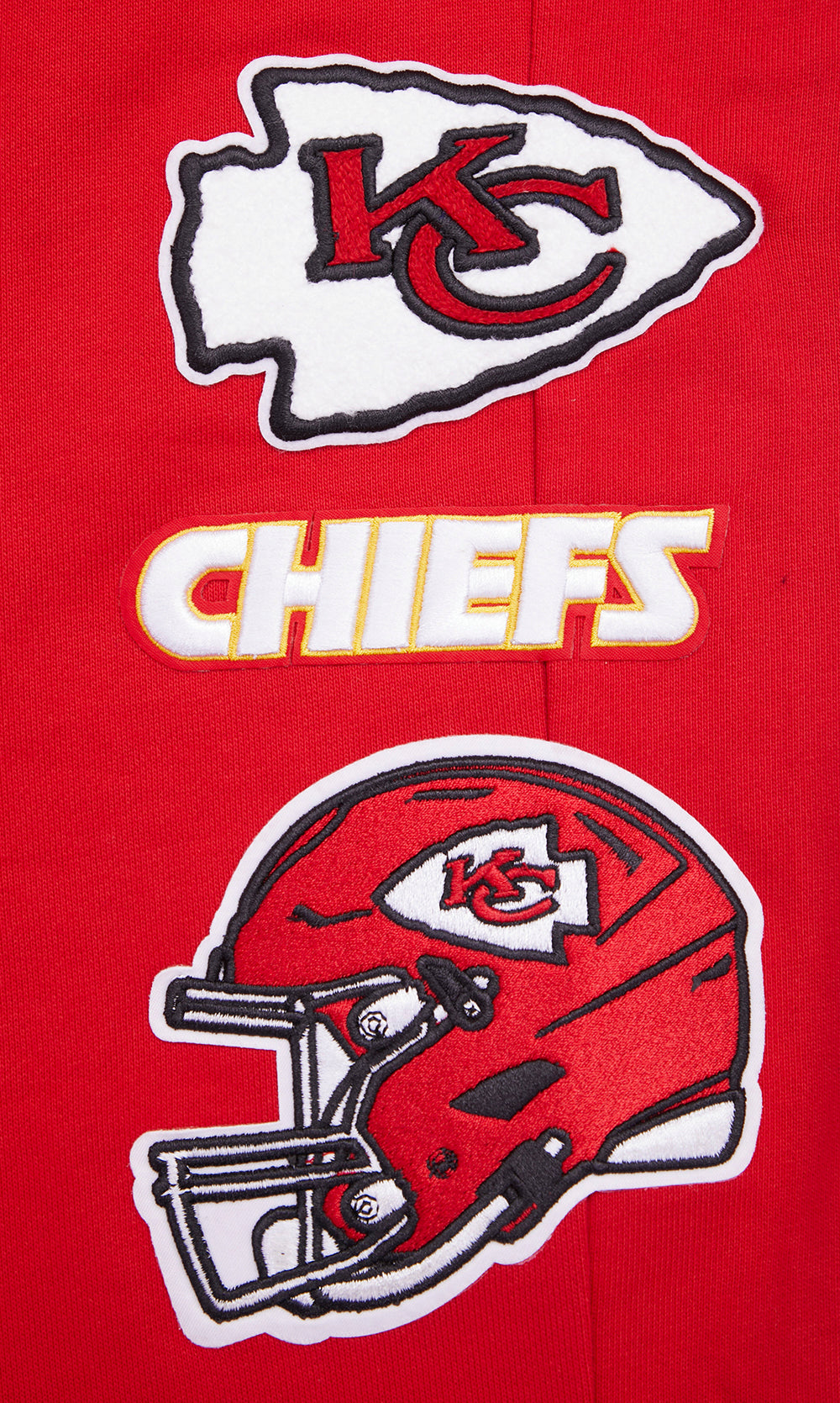 NFL KANSAS CITY CHIEFS RETRO CLASSIC PANTALON OUATÉ CÔTELÉ POUR HOMME (ROUGE/NOIR)